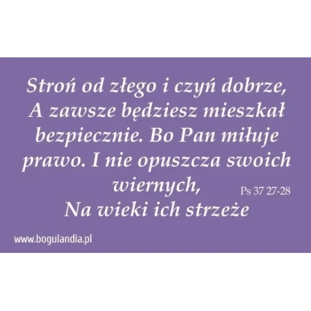 Magnes 43 na lodówkę Stroń od złego i czyń dobrze