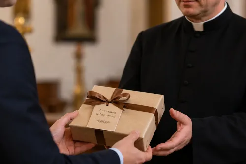 Co podarować księdzu? Prezent na prymicje, ordynację, imieniny i jubileusz