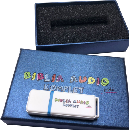 Biblia Audio - Superprodukcja KIDS komplet - PENDRIVE w pudełeczku