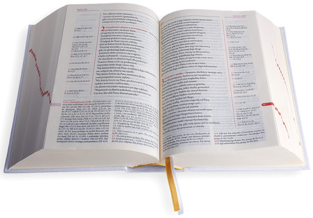 Biblia Edycja Świętego Pawła Biblia Plus - płótno biała - oprawa twarda