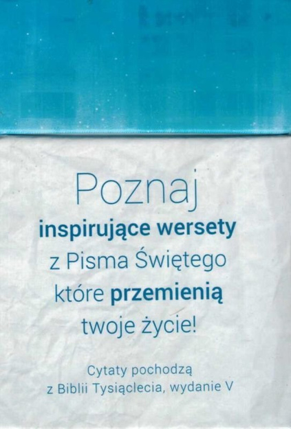 Wersety które każdy znać powinien - pudełko z wersetami na kartach