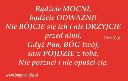 Magnes 47 na lodówkę Bądźcie MOCNI, bądźcie