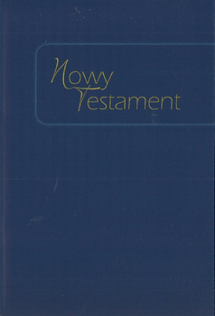 Nowy Testament Uwspółcześniona Biblia Gdańska UBG - oprawa miękka granat RLCH