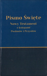 Nowy Testament z księgami Psalmów i Przysłów Uwspółcześniona Biblia Gdańska UBG mini - oprawa miękka niebiesko-granatowa