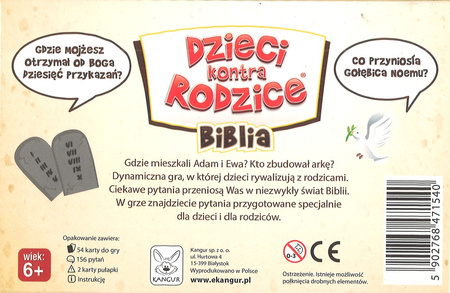 Dzieci kontra Rodzice - Gra Biblia