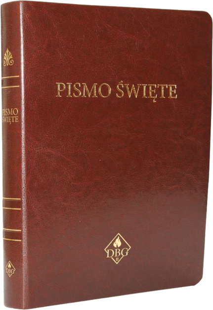 Dzisiejsza Biblia Gdańska DBG II duża PU brąz