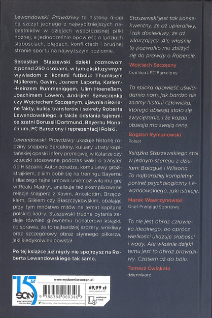 Lewandowski prawdziwy - Sebastian Staszewski - oprawa twarda