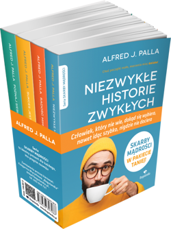 Skarby Mądrości - PAKIET - Niezwykłe historie zwykłych ludzi, Poznaj siebie i zrozum innych, Radość mimo trudności, Sukces jest w twoich rękach  - Alfred J. Palla