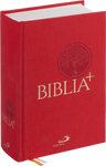 Biblia Edycja Świętego Pawła Biblia Plus - płótno czerwona - oprawa twarda