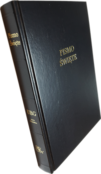 Uwspółcześniona Biblia Gdańska UBG F2 duża twarda duża czcionka czarna