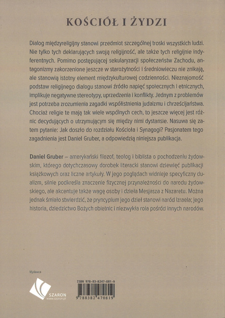 Kościół i Żydzi - Daniel Gruber - oprawa miękka tom 1 Cienie i blaski wzajemnych relacji