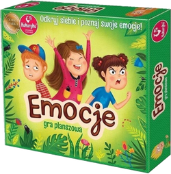 Emocje - Gra planszowa dla całej rodziny - Odkryj siebie i poznaj swoje emocje!
