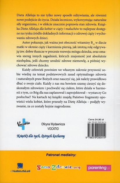 Dieta Alleluja dla kobiet w ciąży i maluchów - Olin Idol - oprawa miękka