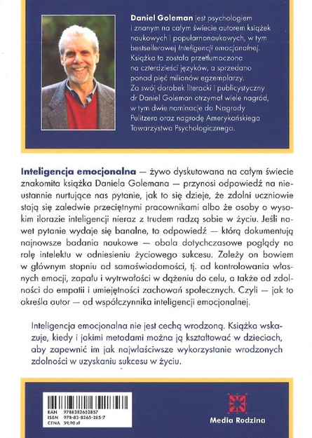 Inteligencja emocjonalna - Daniel Goleman - Sukces w życiu zależy nie tylko od intelektu lecz od umiejetnosci kierowania emocjami