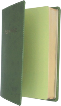 Biblia Stare i Nowe Przymierze EIB Liga Biblijna duża ekoskóra PU złoto zielona
