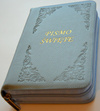 Biblia Tysiąclecia mała index skóra zamek oazowa błękitna