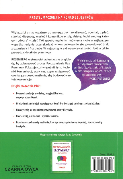 Porozumienie bez przemocy - Marshall B. Rosenberg - oprawa miękka