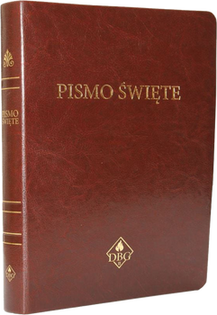 Dzisiejsza Biblia Gdańska DBG II duża PU brąz