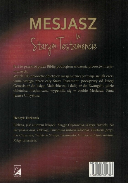 Mesjasz w Starym Testamencie - Henryk Turkanik - oprawa miękka