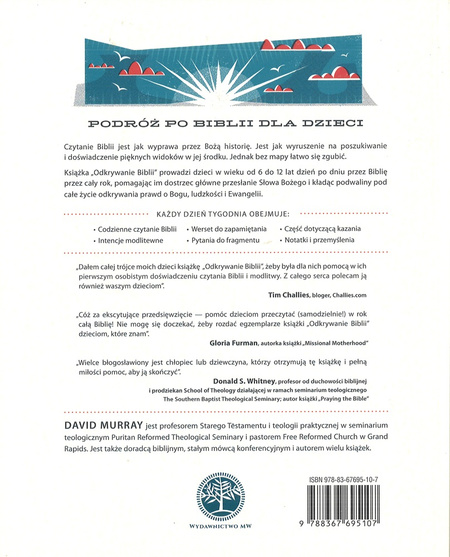 Odkrywanie Biblii Plan czytania Biblii dla dzieci - David Murray - oprawa miękka
