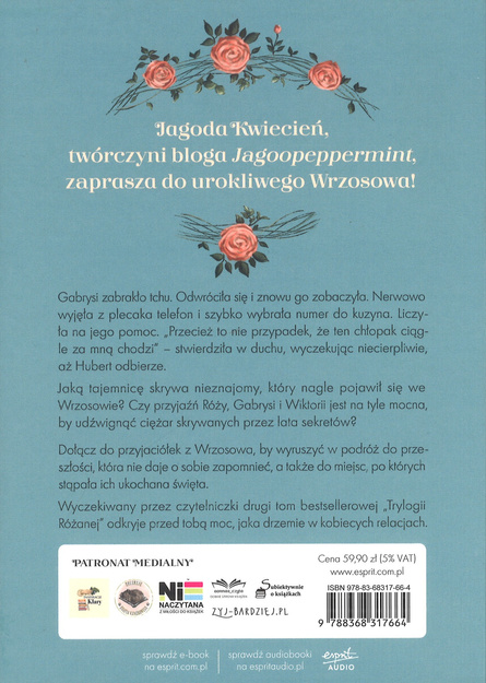 Progi twego domu - II tom trylogi Różanej - Jagoda Kwiecień - oprawa miękka