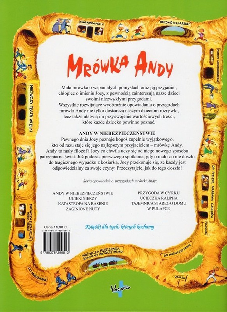 Andy w niebezpieczeństwie - Mrówka Andy - Lawrence W. i Gerald D. O'Nan - oprawa miękka