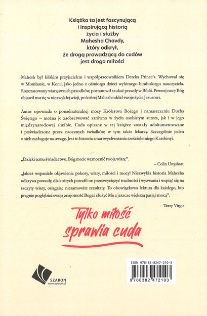 Tylko miłość sprawia cuda - Mehesh Chavda - oprawa miękka