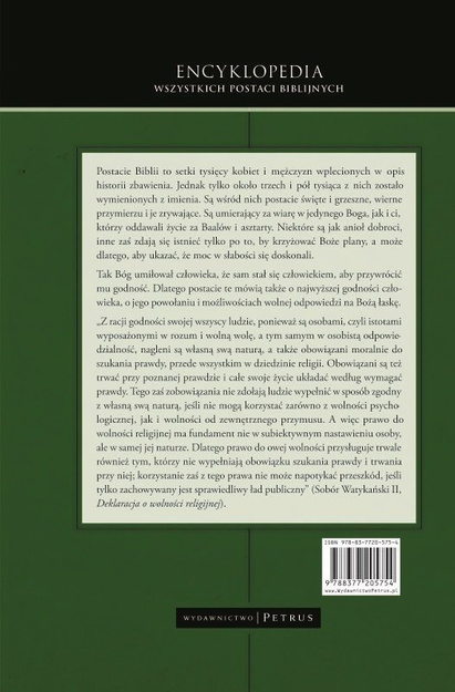 Encyklopedia wszystkich postaci biblijnych Tom drugi - Pius Czesław Bosak - oprawa twarda