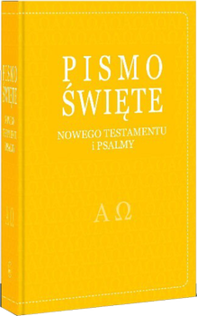 Biblia Warszawsko-Praska Nowy Testament i Psalmy mały żółty