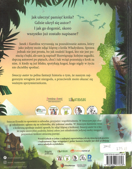 Smocze kroniki Pakiet: Smocze jajo, Smoczy kamień i Smoczy autor - Paweł Gołuch - oprawa twarda