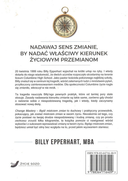Change Mastery Bądź mistrzem zmiany - Billy Epperhart - oprawa miękka