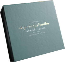 Pudełko - Obietnice na 366 dni - zielone