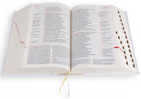 Biblia Edycja Świętego Pawła Biblia Plus - płótno biała z paginacją - oprawa twarda