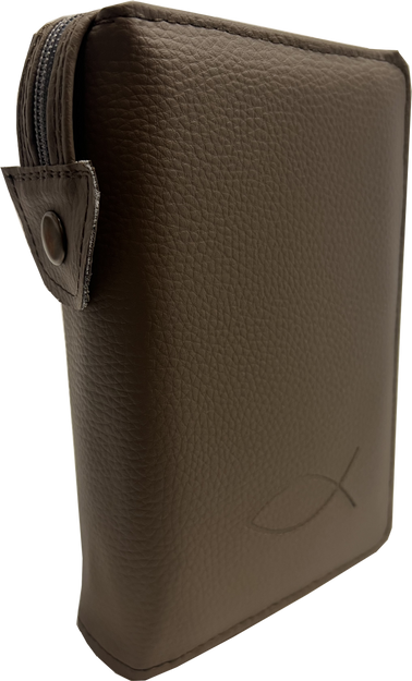 Okładka skórzana na Biblię Tysiąclecia beżowa