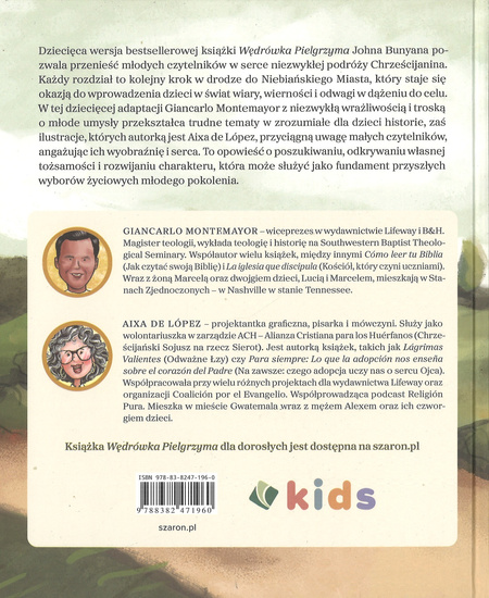Wędrówka Pielgrzyma dla dzieci na podstawie działa John Bunyan adaptacja Giancarlo Montemayor