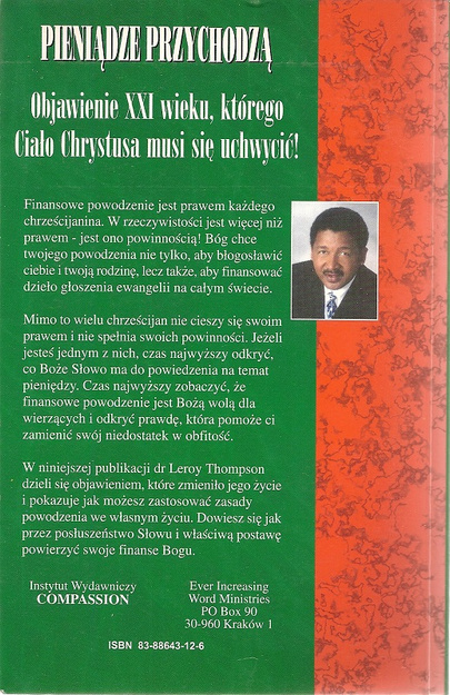 Pieniądze przychodzą do Ciała Chrystusa – dr Leroy Thompson sr. - oprawa miękka