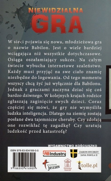 Niewidzialna gra cz. I Znamię - Robert Kościuszko - oprawa miękka