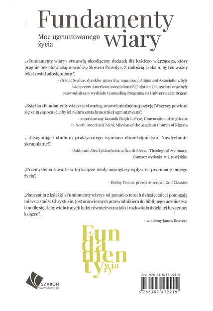 Fundamenty Wiary - Robert Harman - oprawa miękka
