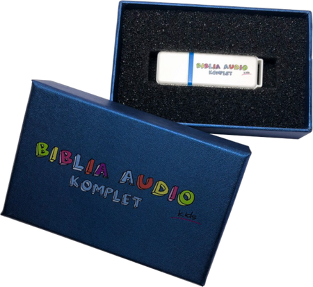 Biblia Audio - Superprodukcja KIDS komplet - PENDRIVE w pudełeczku