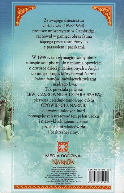 Opowieści z Narnii komplet 7-pak - C.S. Lewis - oprawa miękka