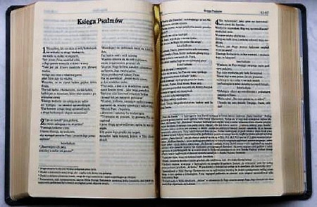 Biblia Pierwszego Kościoła eko-skóra PU zamek index złoto karmelowa