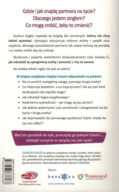 Upragniony,  Upragniona. Jak znaleźć partnera na całe życie? - dr Gudrun Kugler - poradnik