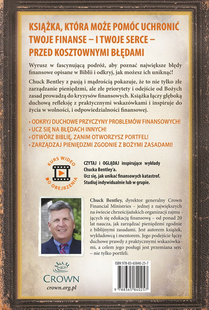 Największe błędy finansowe - Chuck Bentley - oprawa mieęka