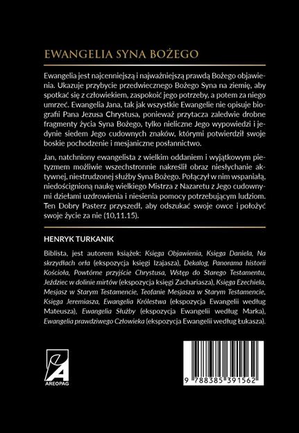 Ewangelia Syna Bożego - Henryk Turkanik - oprawa miękka
