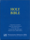 Holy Bible KJV – Westminster Reference Bible Large Print – skóra