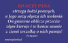 Magnes 33 na lodówkę BO OCZY PANA strzegą ludzi