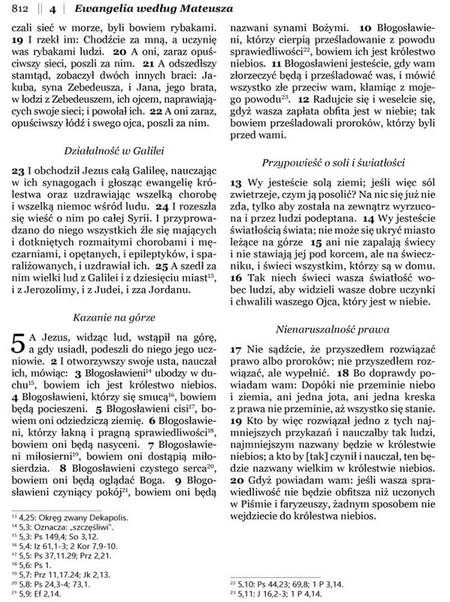 Dzisiejsza Biblia Gdańska DBG II duża PU złocenia brąz