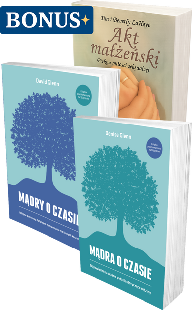 Mądra o czasie i Mądry o czasie PAKIET - David i Denise Glenn  + BONUS 