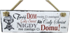 Tabliczka drewniana - Twój Dom może Ci zastąpić Cały świat, ale cały świat nigdy nie zastąpi Ci domu!