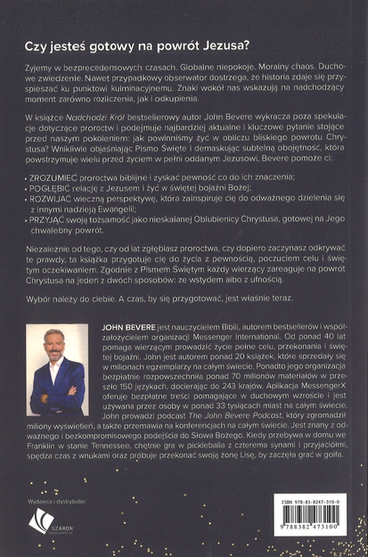 Nadchodzi Król - John Bevere - oprawa miękka